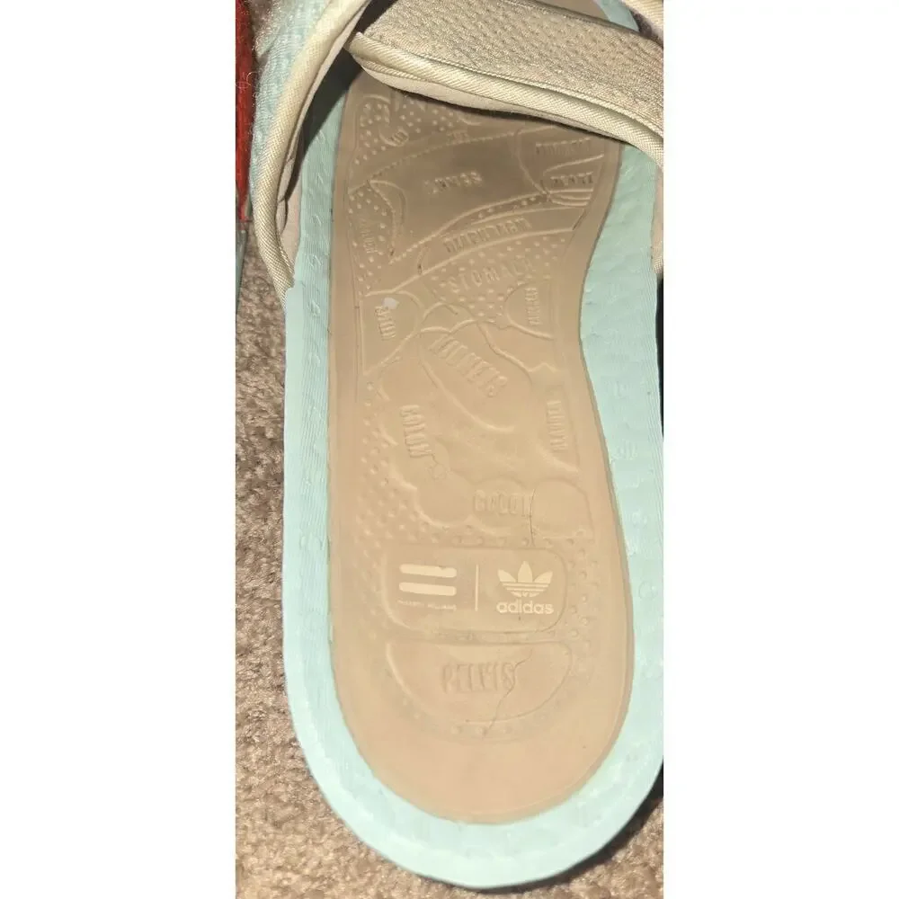 Adidas x Parrell x Hu Chancletas Slides Men's US Size 6